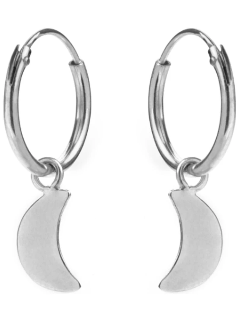 Boucles d'oreilles  essential en argent 925 avec finition rhodiée   Argent