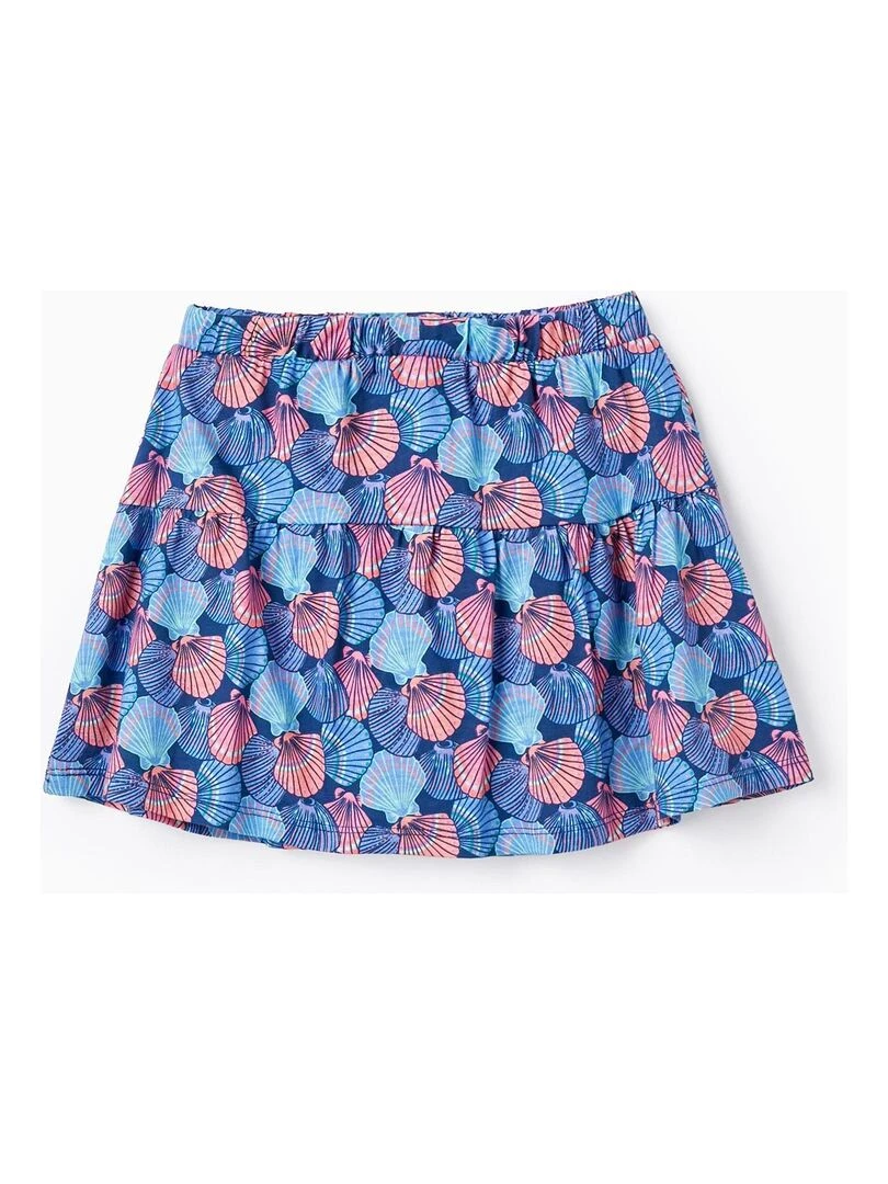 Jupe Imprimée avec Short Intégré pour Fille EXPLORING AUSTRALIA Bleu foncé