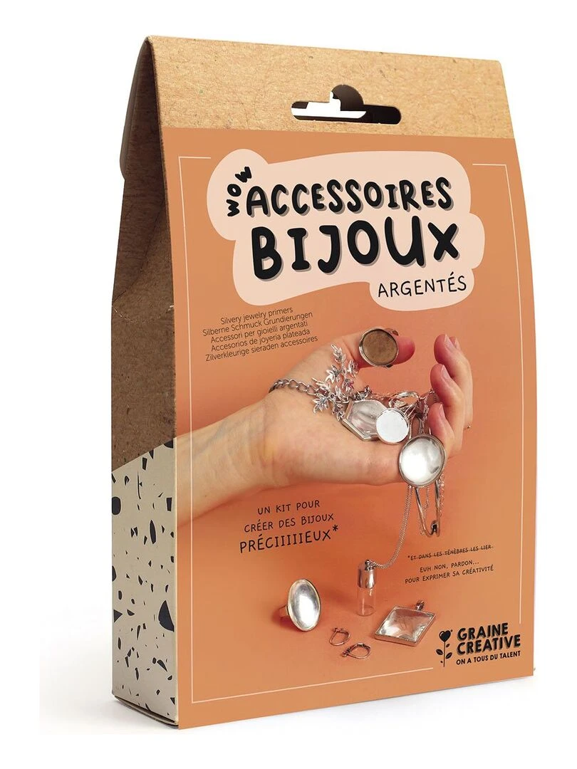 Coffret d'accessoires pour bijoux argentés   N/A