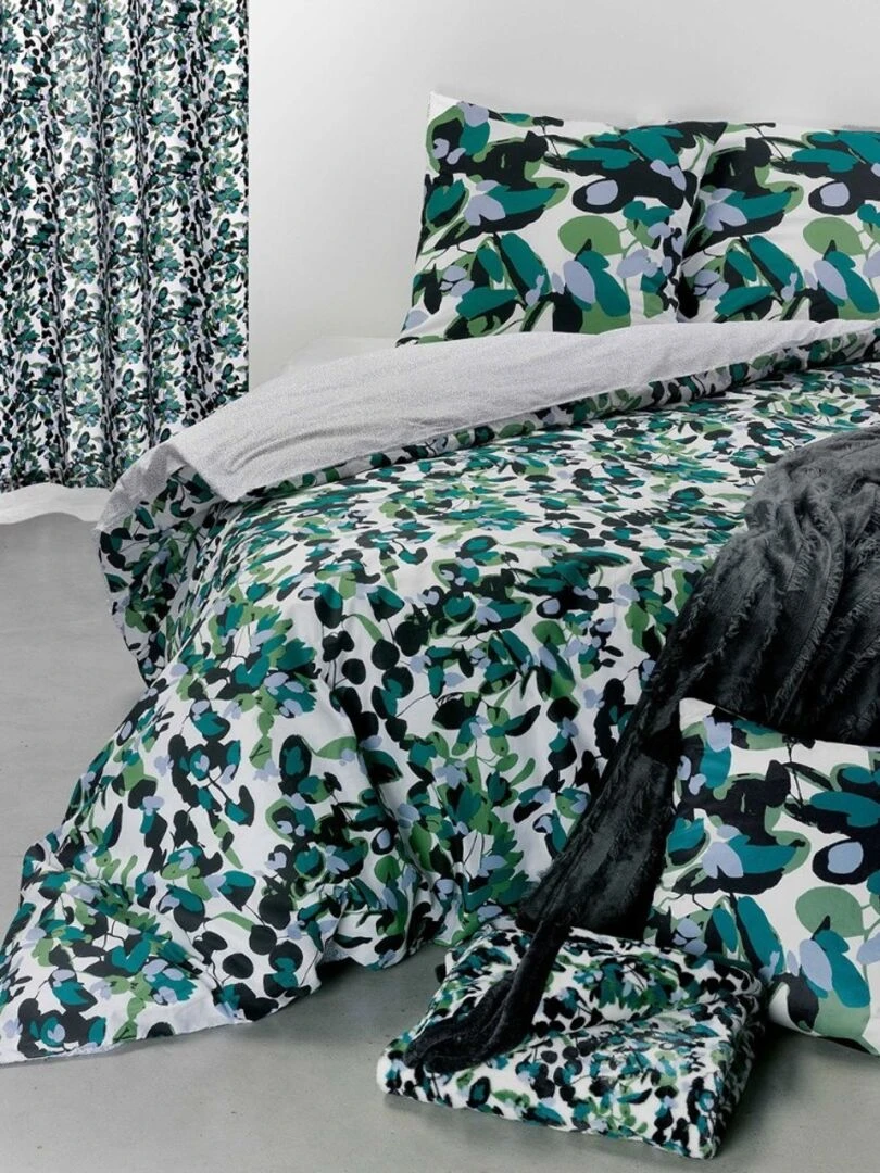 Housse de couette Sanae + taie(s) 100% coton Bleu