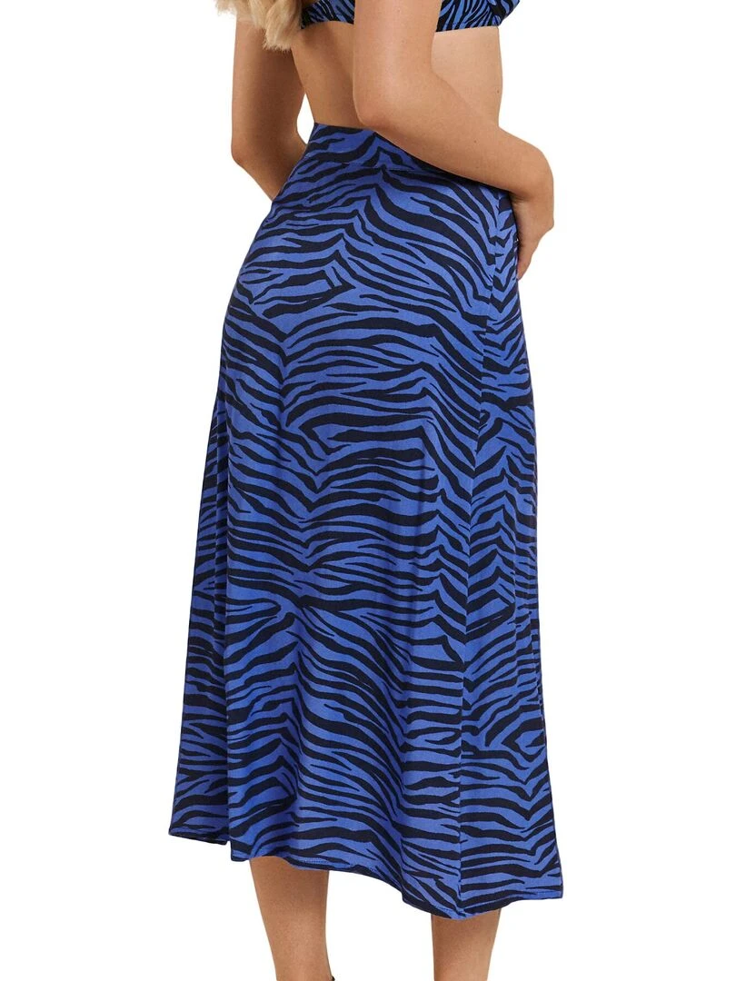 Jupe estivale portefeuille Lima Bleu