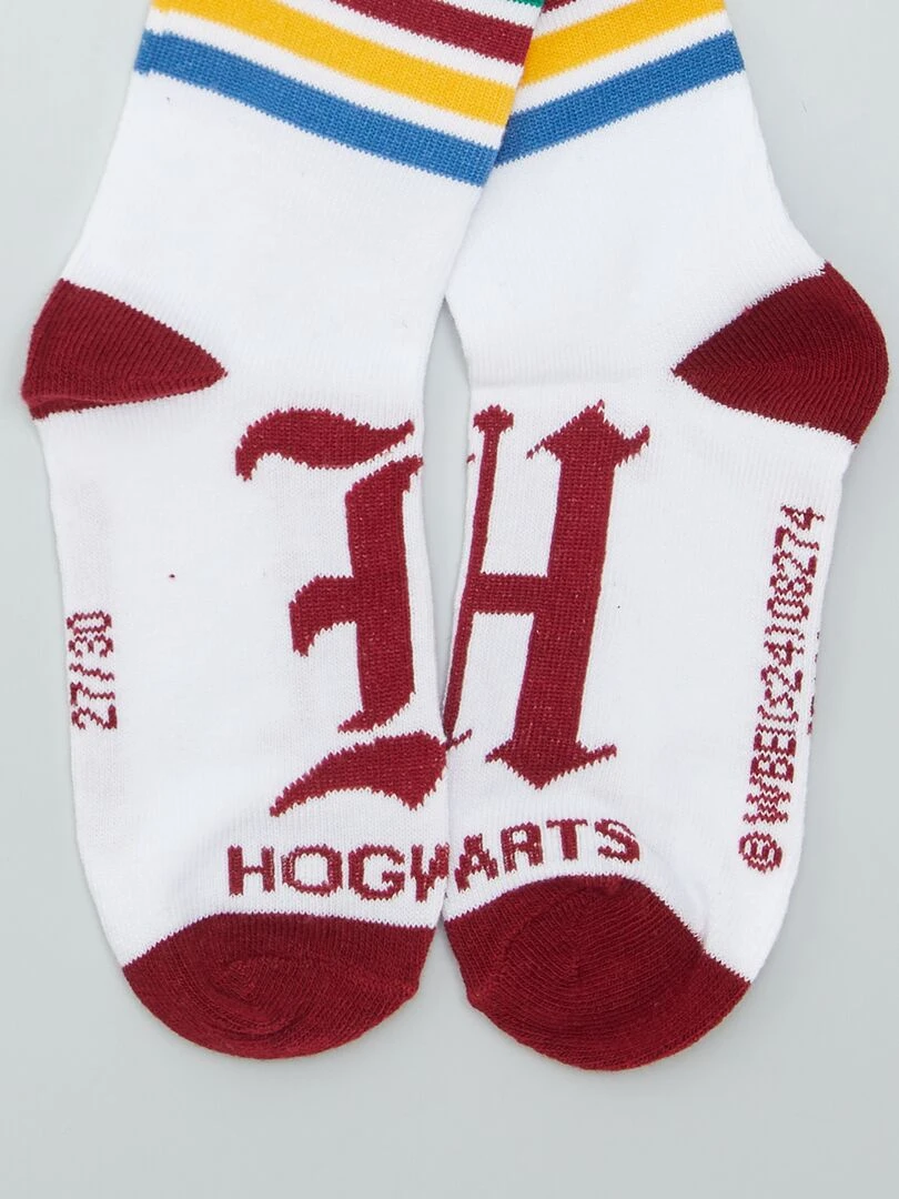 Lot de chaussettes 'Harry Potter'   3 paires   Blanc