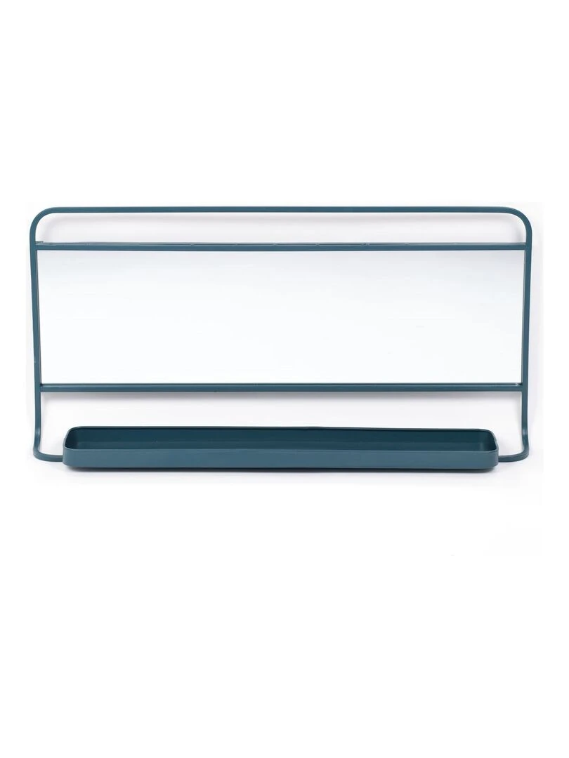 Grand miroir mural 'COZY' 'TODAY' Bleu