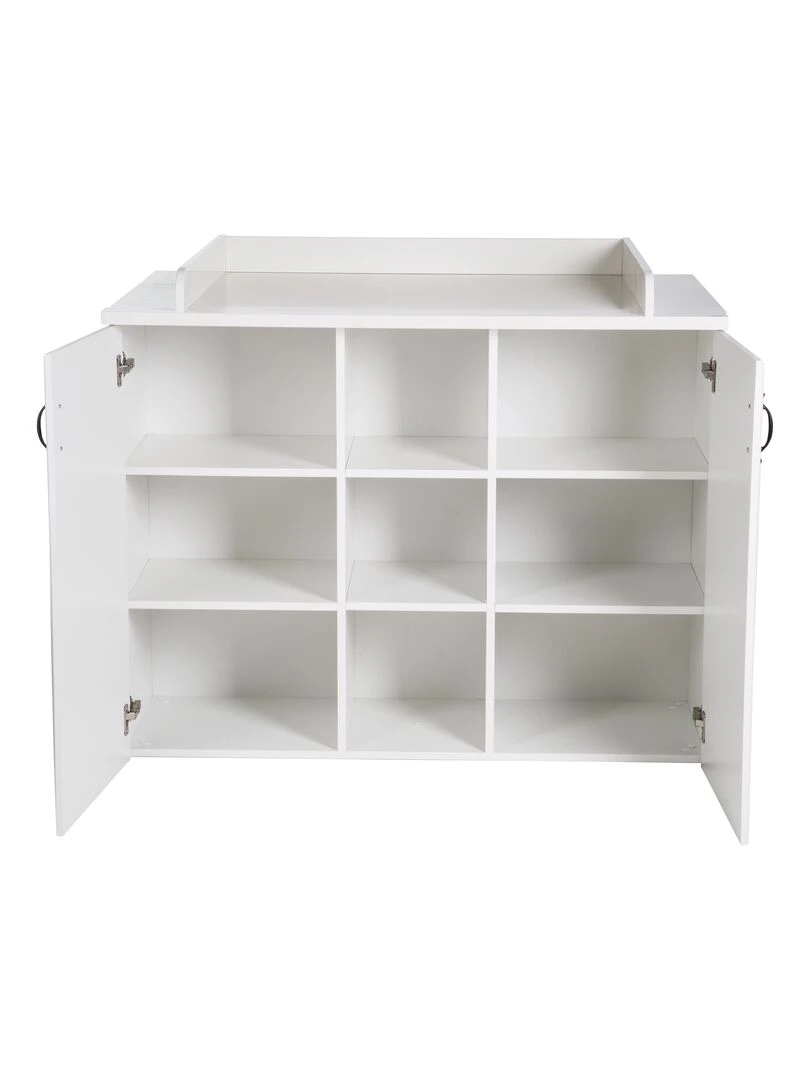 ROBA Commode à Langer "Constantin" – avec Plan à Langer Amovible – Style Maison de Campagne – Blanc   Blanc