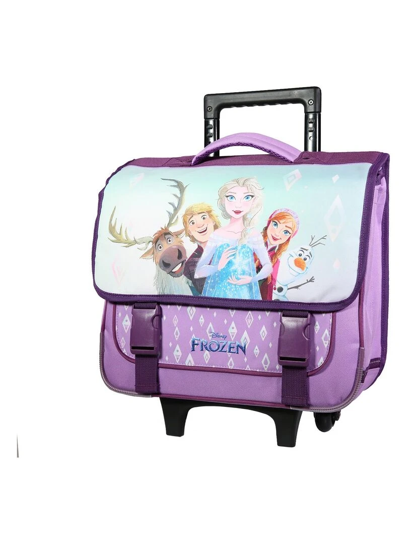 BAGTROTTER Cartable à roulettes 38 cm La Reine des Neiges / Frozen Violet Violet