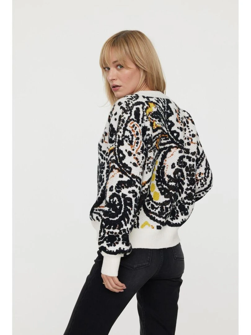 Lee Cooper   Pull manches longues polyester loose CATIKA   Beige