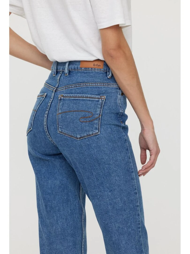 Lee Cooper   Jean coton mom JADA   Bleu