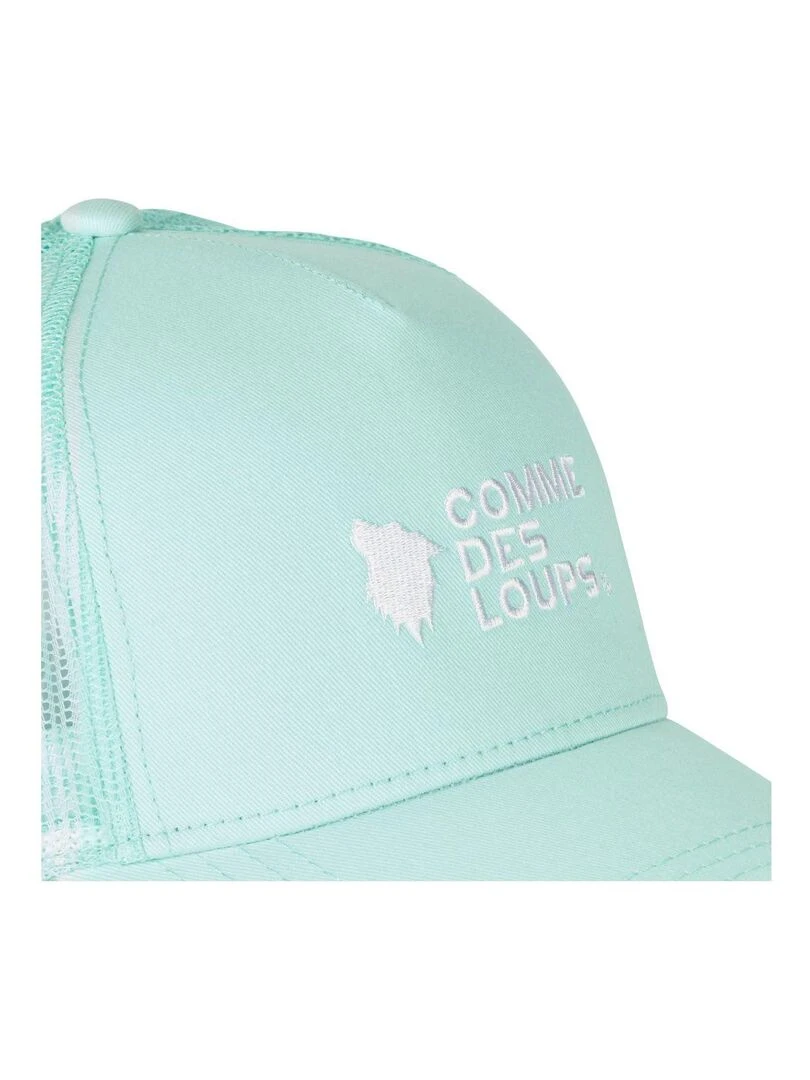Casquette avec filet uni Class Comme Des Loups   Bleu turquoise