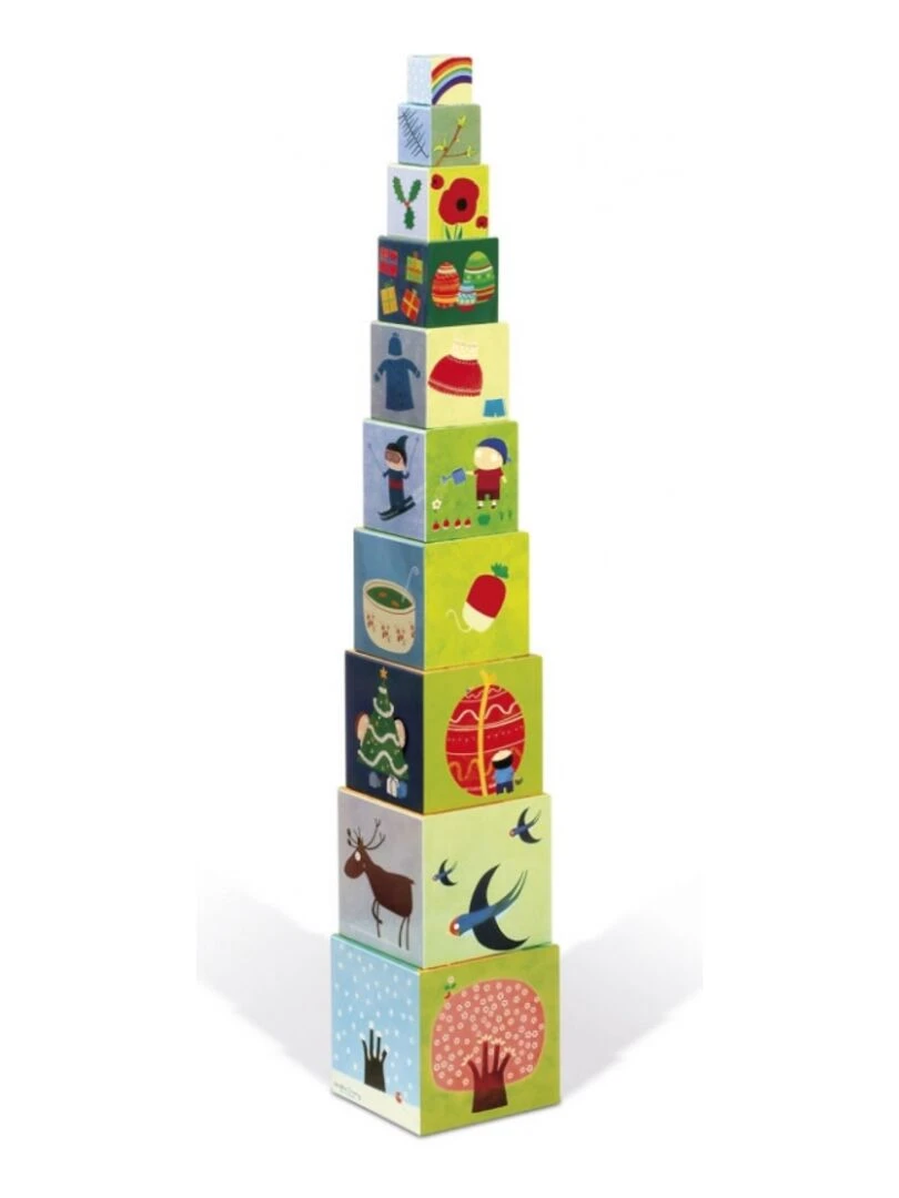 Pyramide De Cubes Les 4 Saisons (10 Pièces) N/A