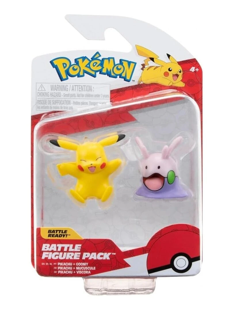 Pokémon Figurine de bataille Goomy & Pikachu N/A