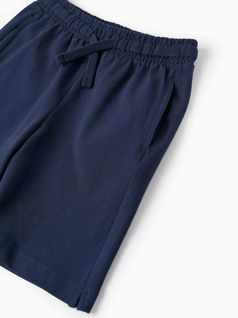 Polo + Short En Piqué De Coton Pour Garçon  PICASSO   Bleu