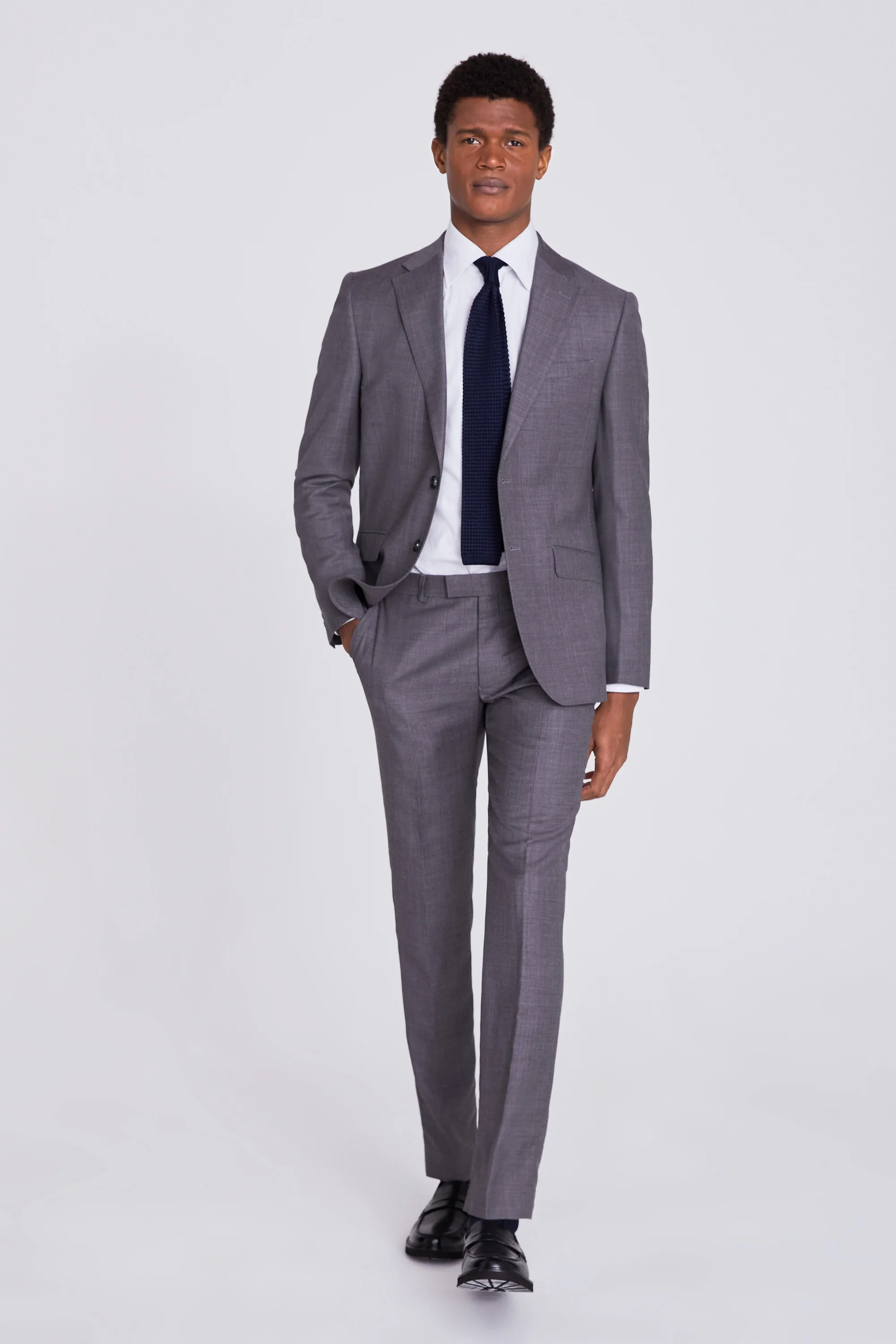 Ted Baker Tailored Fit Navy Check Jacket    Buy Online at Moss