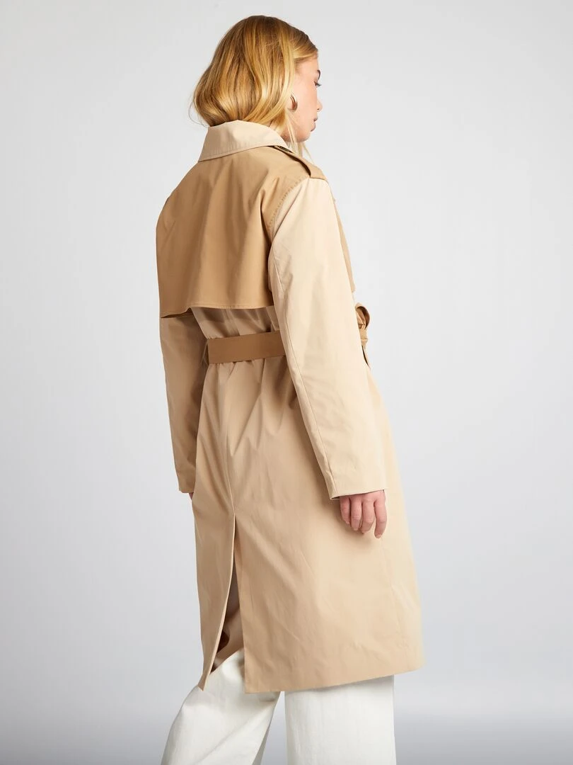 Trench long fluide   Beige