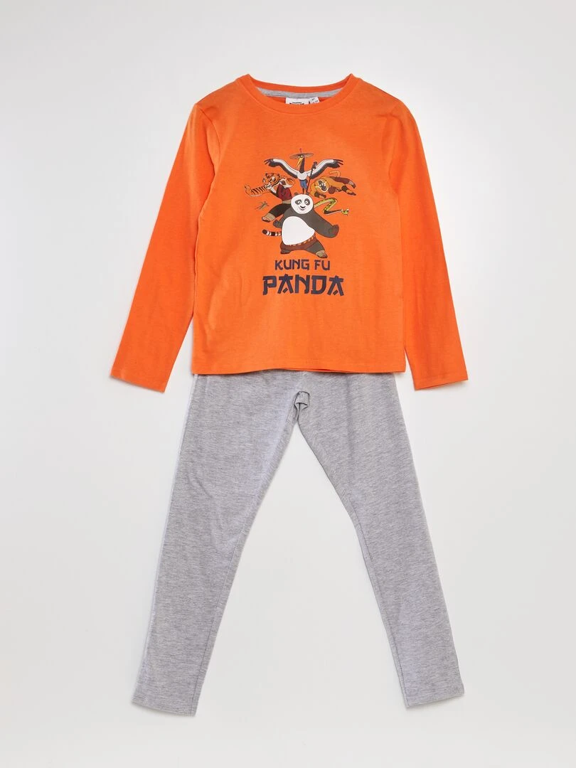 Ensemble pyjama 'Kung fu Panda' 'DreamWorks Animation' 2 pièces Orange