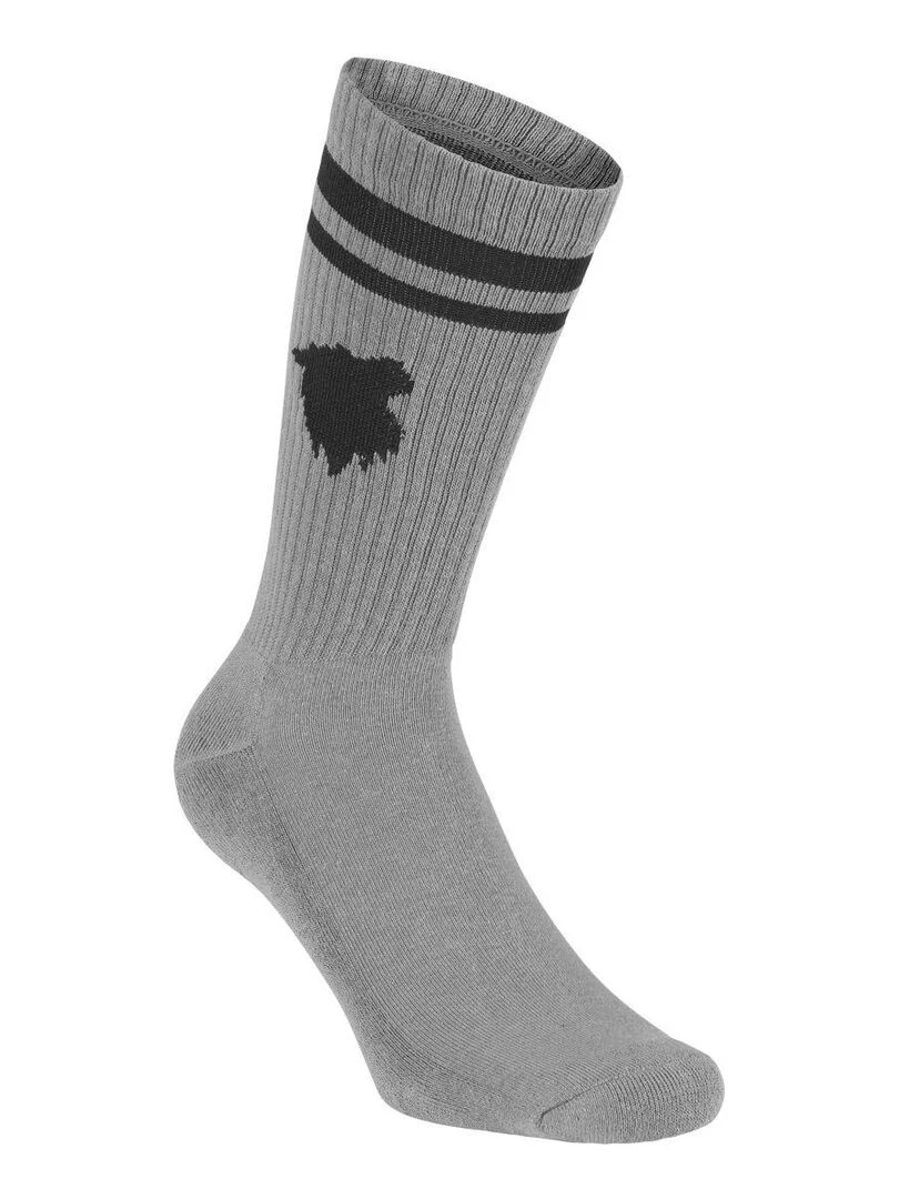 Lot de 2 paires de tennis uni et Tie and Dye Comme Des Loups   Gris