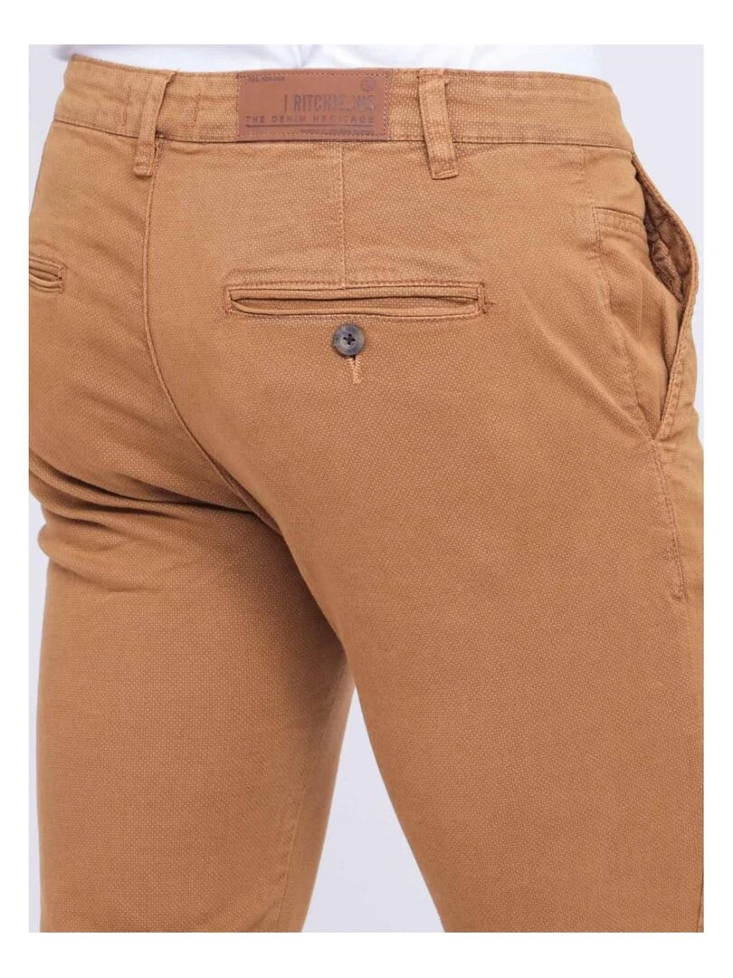 Pantalon chino VODELY   Marron glacé
