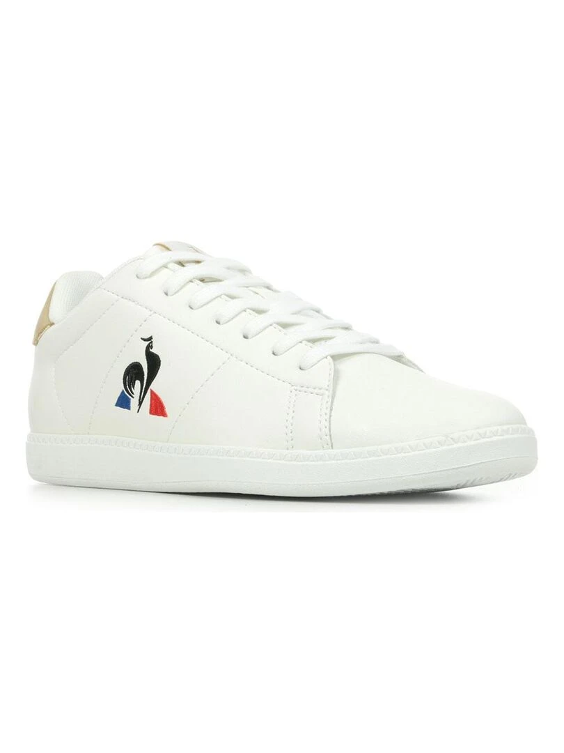 Baskets Le Coq Sportif Courset 2   Blanc Beige
