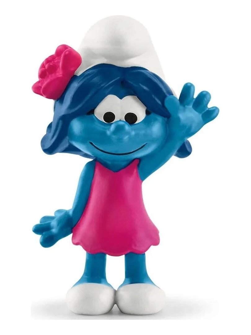 Figurine Schtroumpf : Schtroumpfette avec une fleur N/A