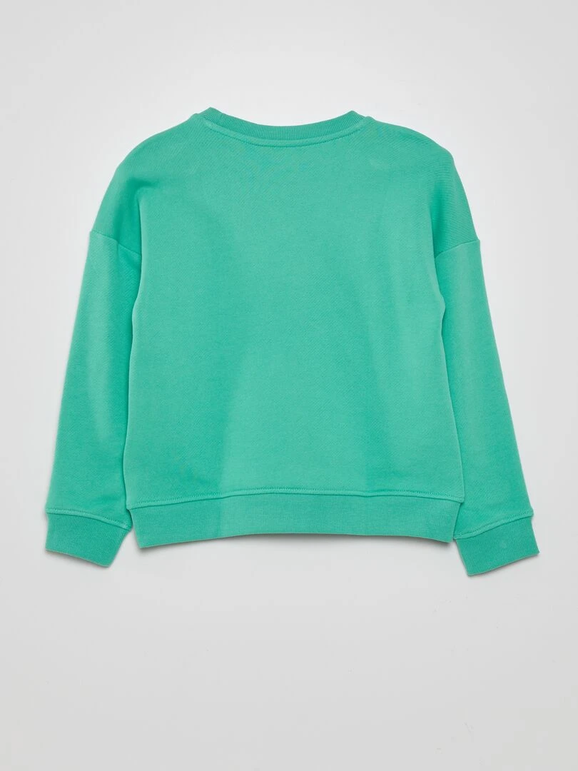 Sweat en molleton fin Mixte Vert