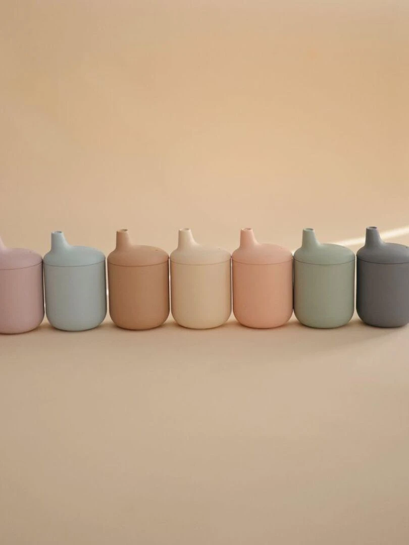 Tasse à bec Mushie   Powder Blue   Mushie   Bleu
