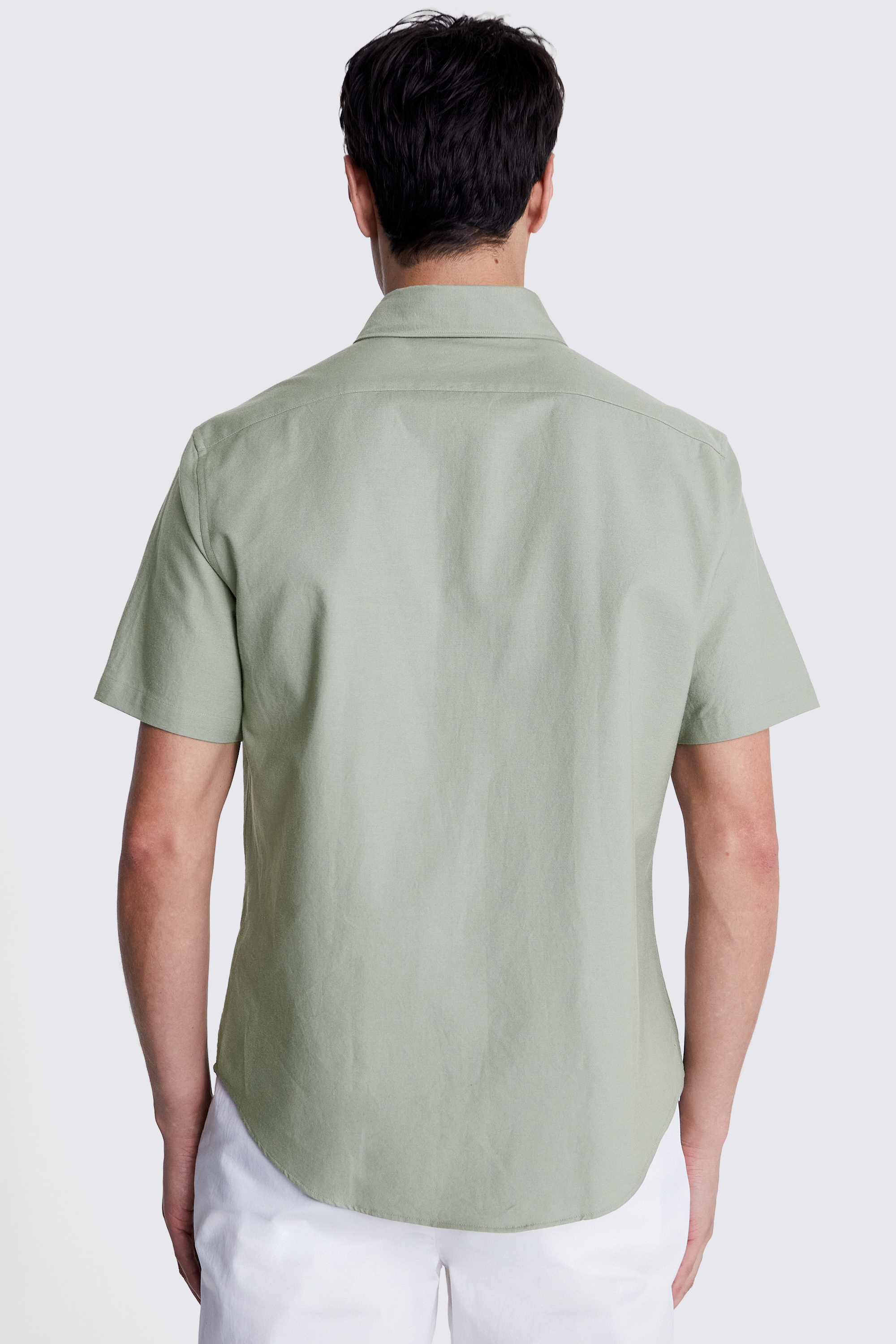 Sky Short Sleeve Washed Oxford Shirt   Buy Online at Moss