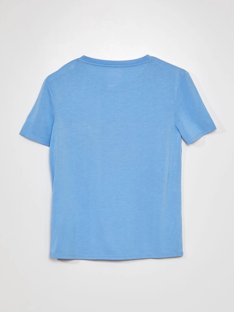 Tee shirt uni So Easy Bleu
