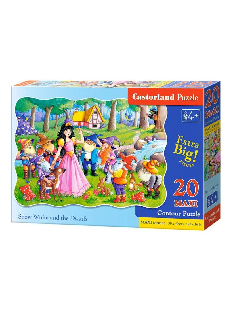 Puzzle 20 pièces : Blanche Neige et les sept nains N/A