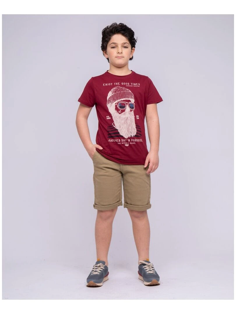 Bermuda chino BAVOLTA J   Beige