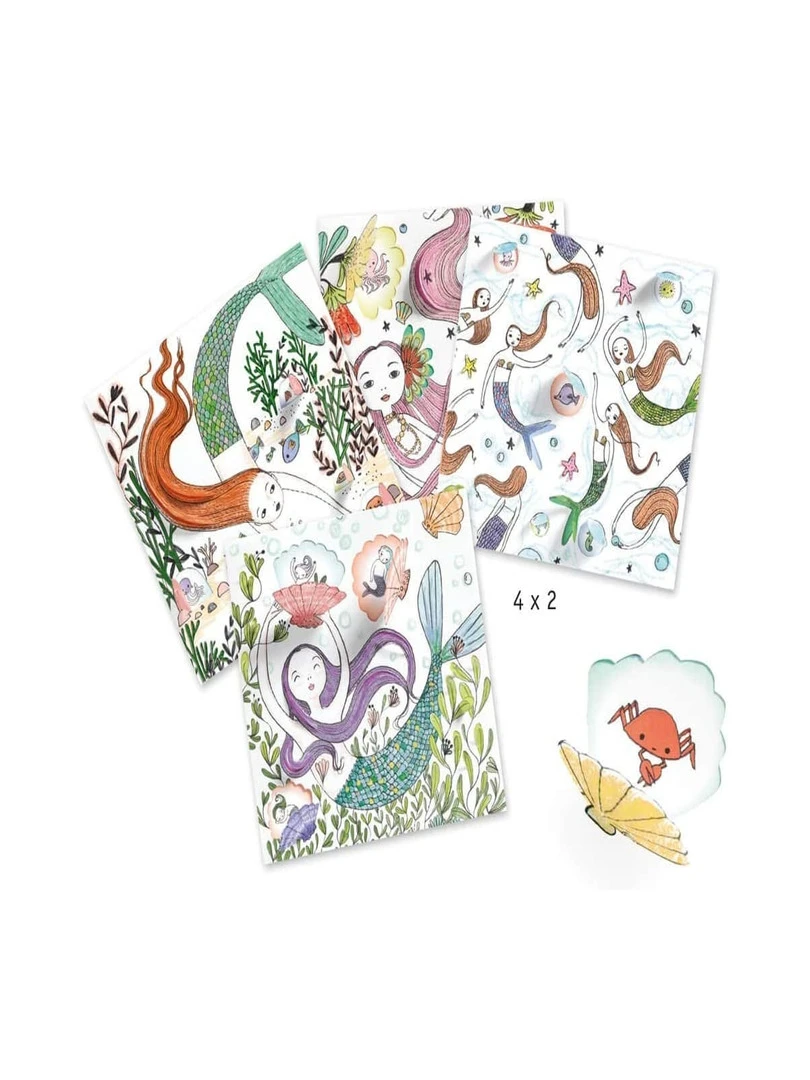 Coloriage Surprise Portes Sous L Ocean   N/A