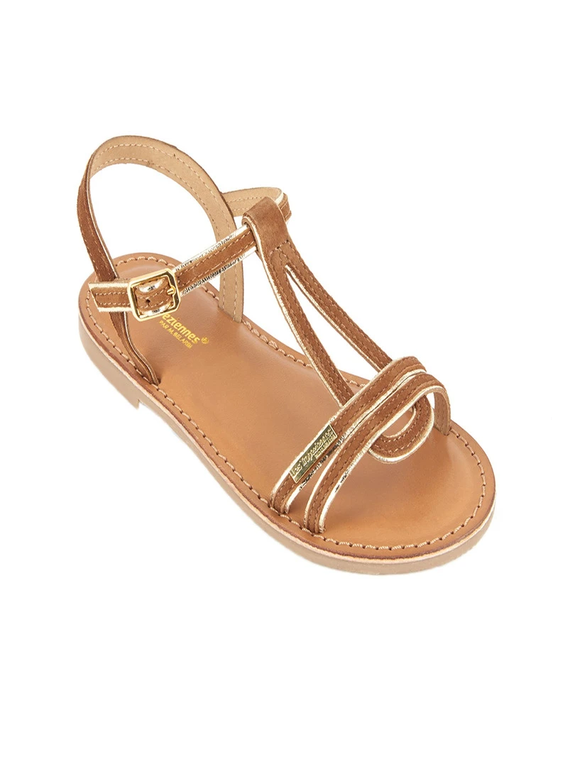 Sandales Les Tropeziennes Enfant Badabuc   Marron