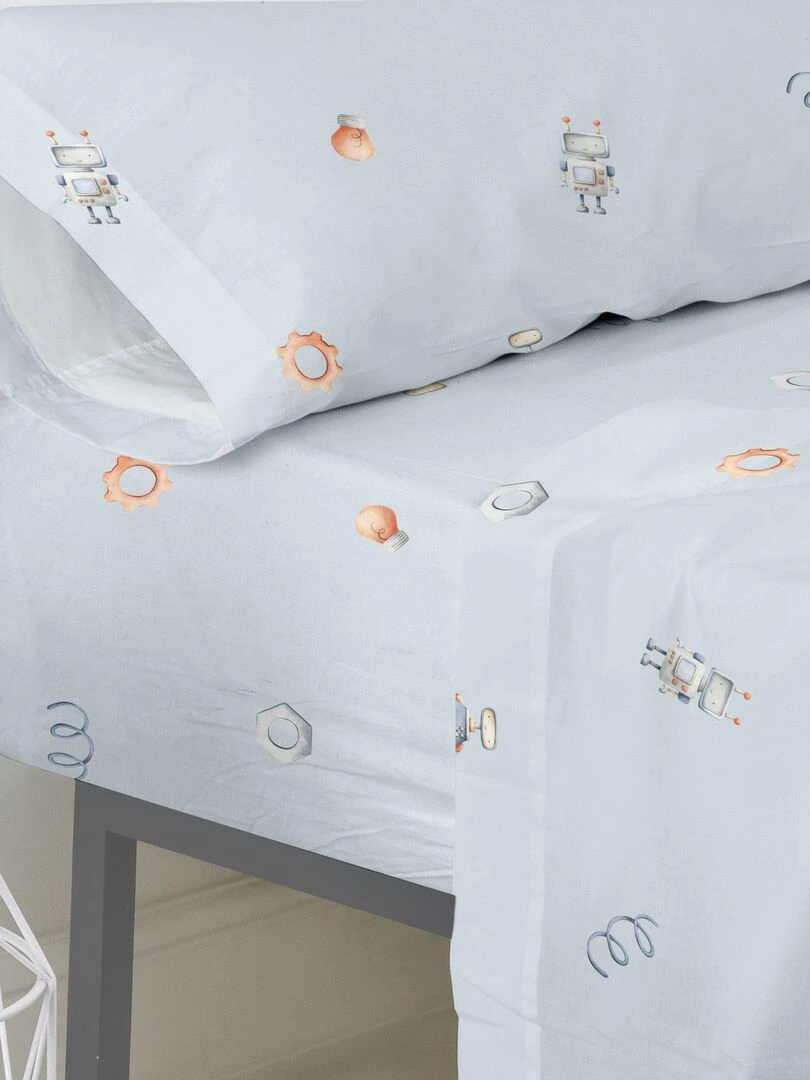 Drap housse Nut "Happyfriday"   Blanc