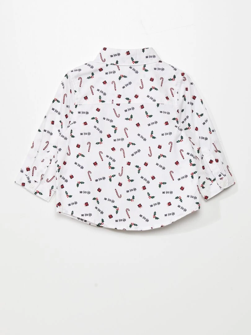 Chemise de Noël   Blanc
