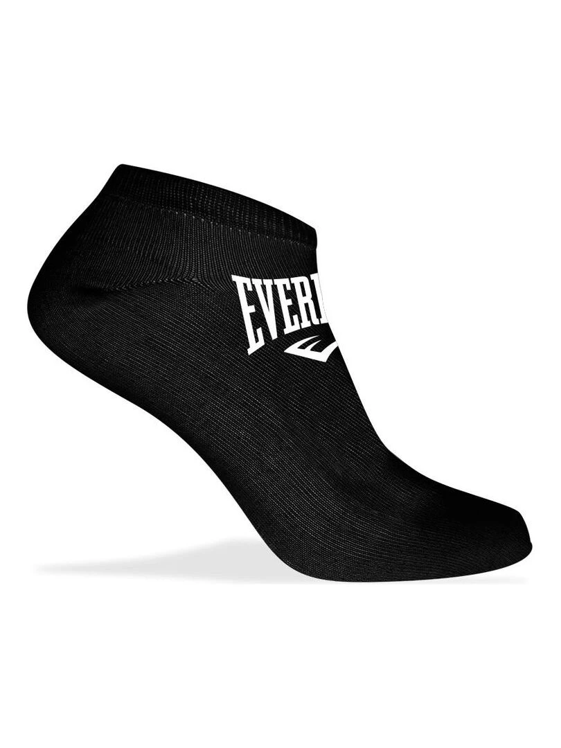 Lot de 9 Paires de Chaussettes Socquettes assorties Everlast   Noir