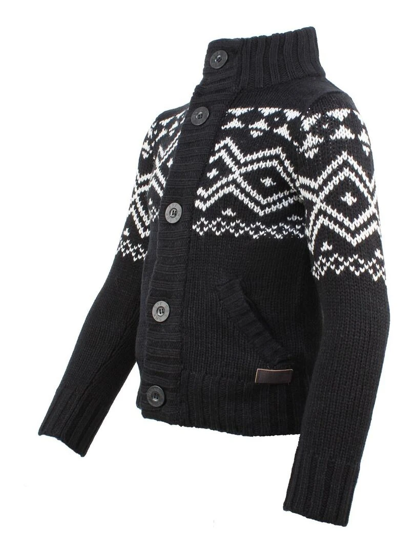 Gilet garçon ECARD   SRK   Noir Noir