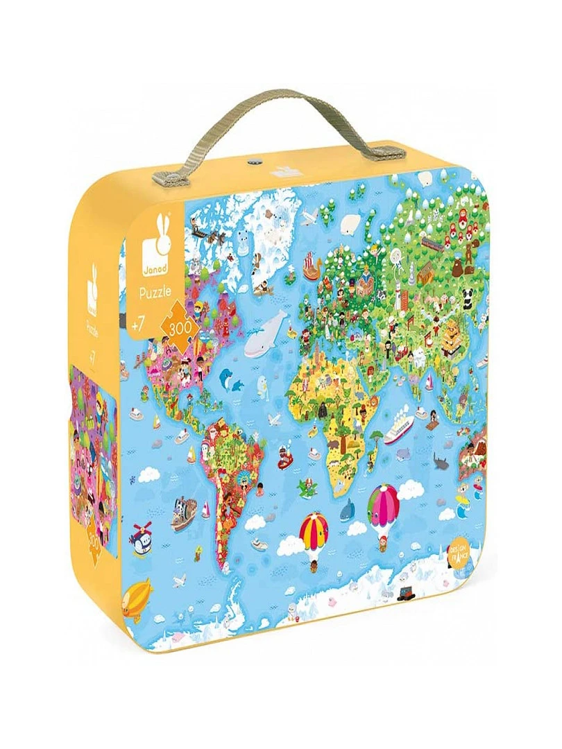 Puzzle Carte Du Monde 300 Pieces N/A