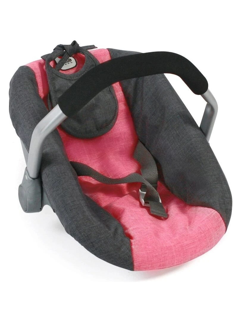 Siège de voiture pour poupées Mélange anthracite rose N/A