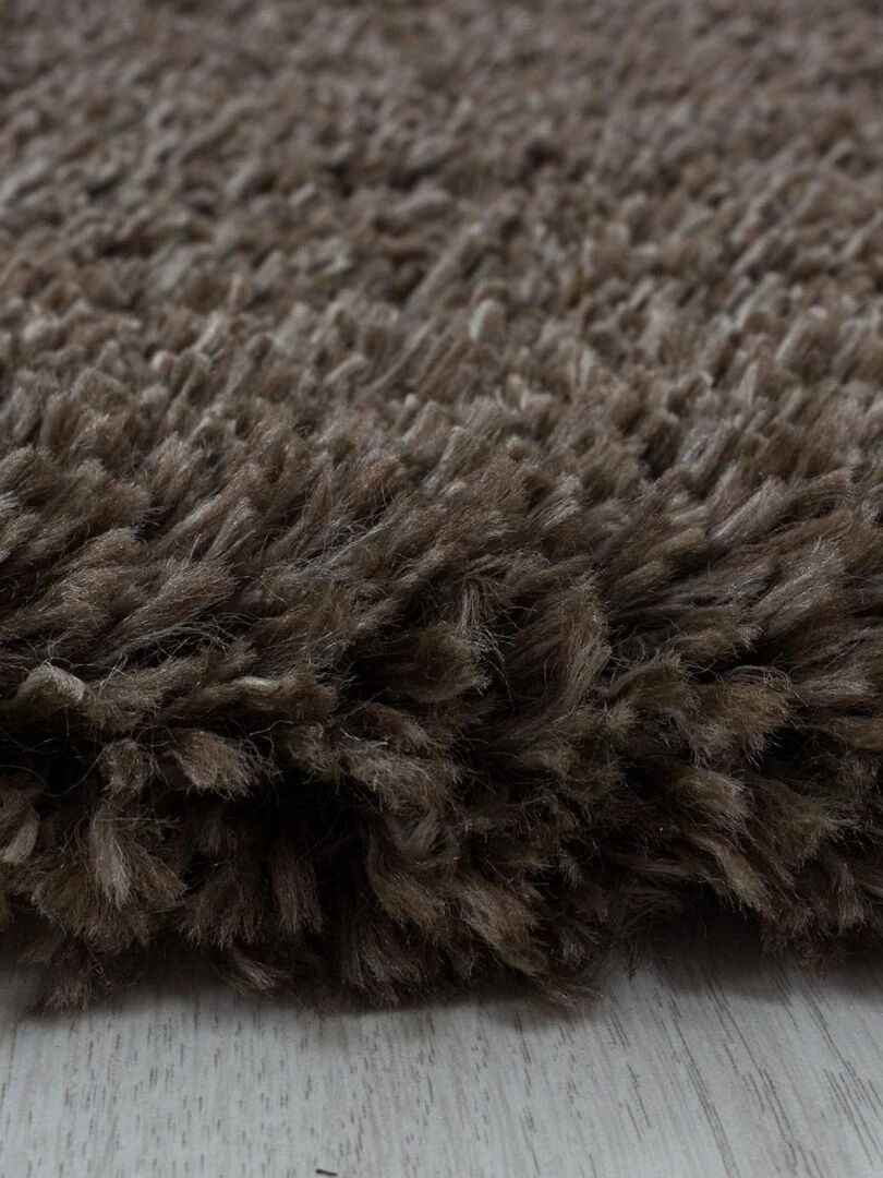 Tapis shaggy UNI B OEKO TEX®   Marron