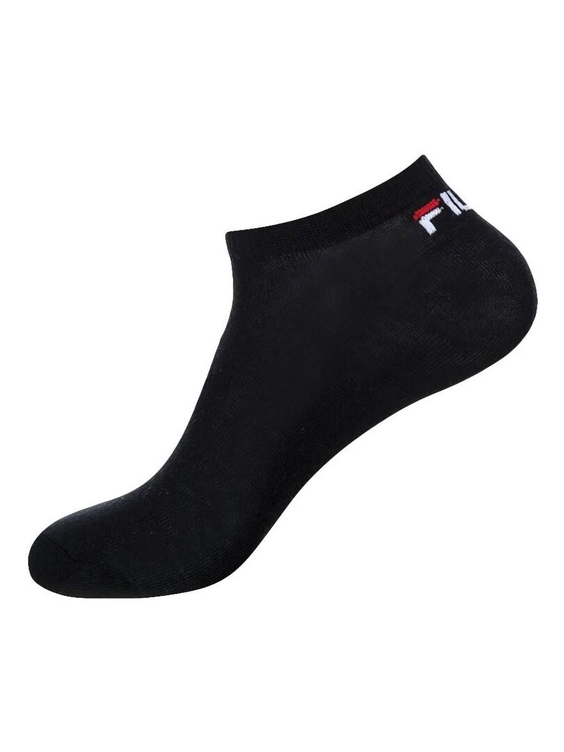 Lot de 6 Paires de Chaussettes socquettes homme Fila   Noir