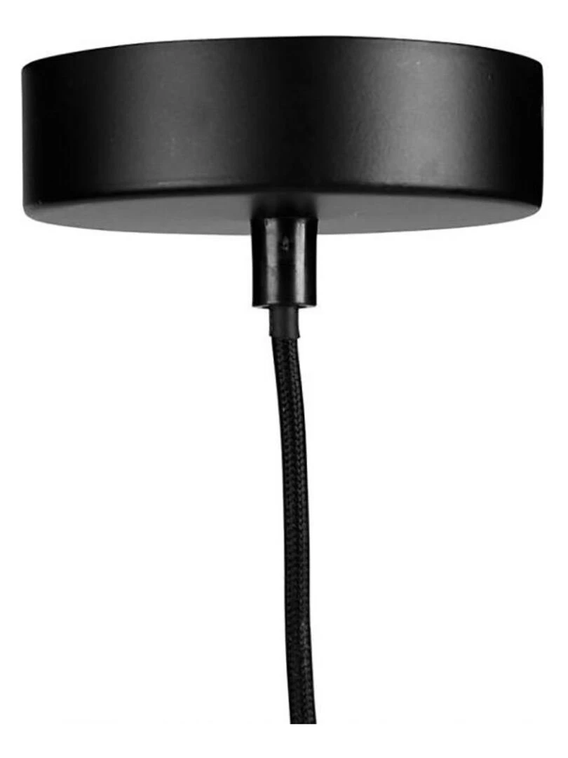 Suspension métal ajouré Calathéa noir   Noir