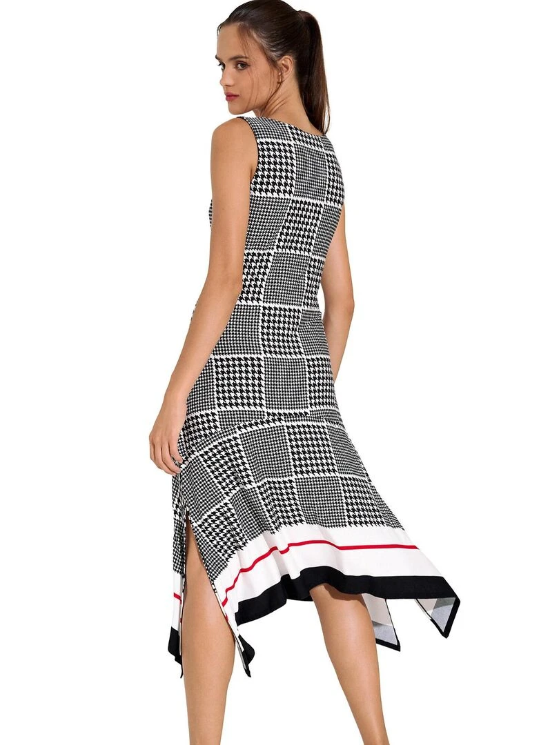 Robe longue estivale sans manches Quito Noir