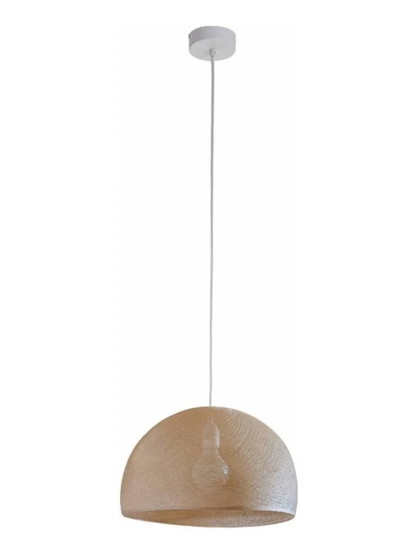 Suspension simple coupole 31cm Beige sable