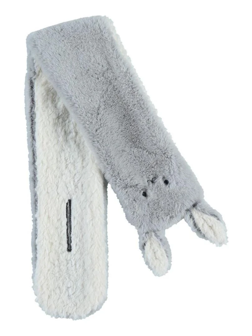 Echarpe grise en fausse fourrure Noukie's Gris