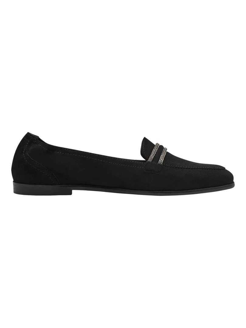 Mocassin Cuir Tamaris   Noir