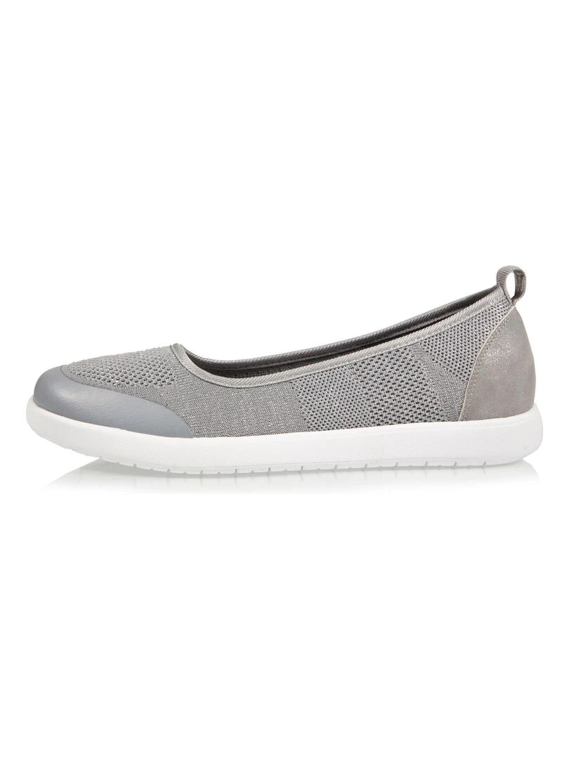 Ballerines Femme slip on Gris   Gris Gris