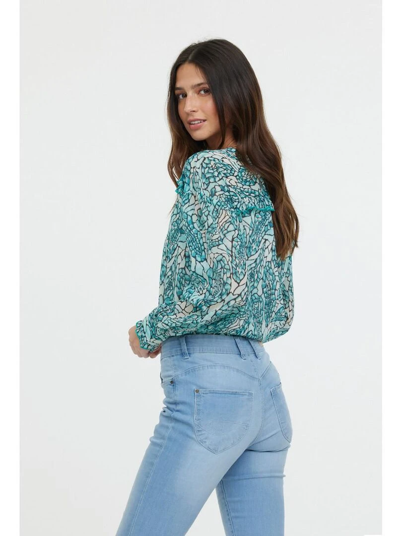 Lee Cooper   Blouse manches longues polyester regular MIDENA   Vert