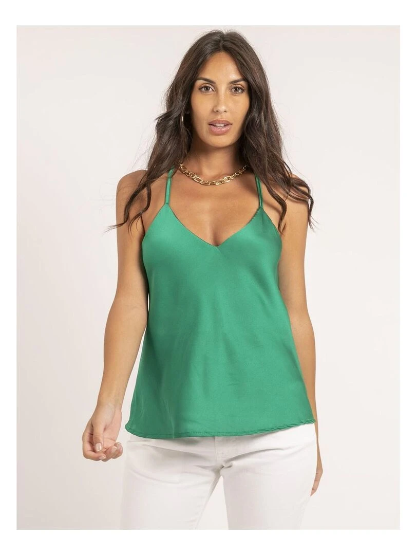 Caraco satin FIDANE Vert