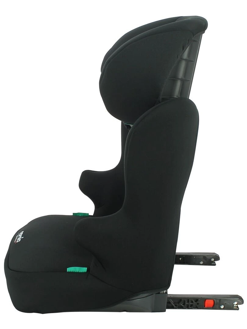 Nania – Siège auto isofix START I FIX 106 140 cm R129 i Size – Fabrication Française   Noir   Marron