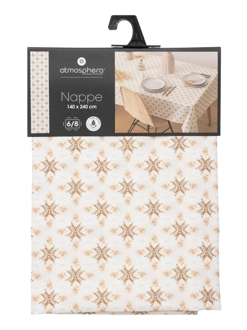 Nappe antitache rectangulaire 140x240 cm Parata   Blanc