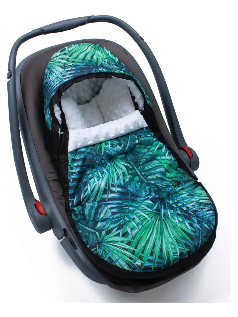 Chancelière imperméable avec cale tête bébé URBAN TROPICOSY Vert