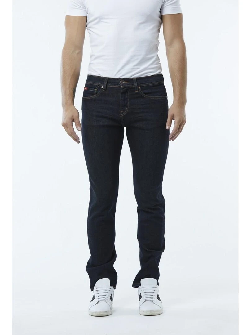 Lee Cooper Jean coton fit straight medium LC122 Bleu foncé